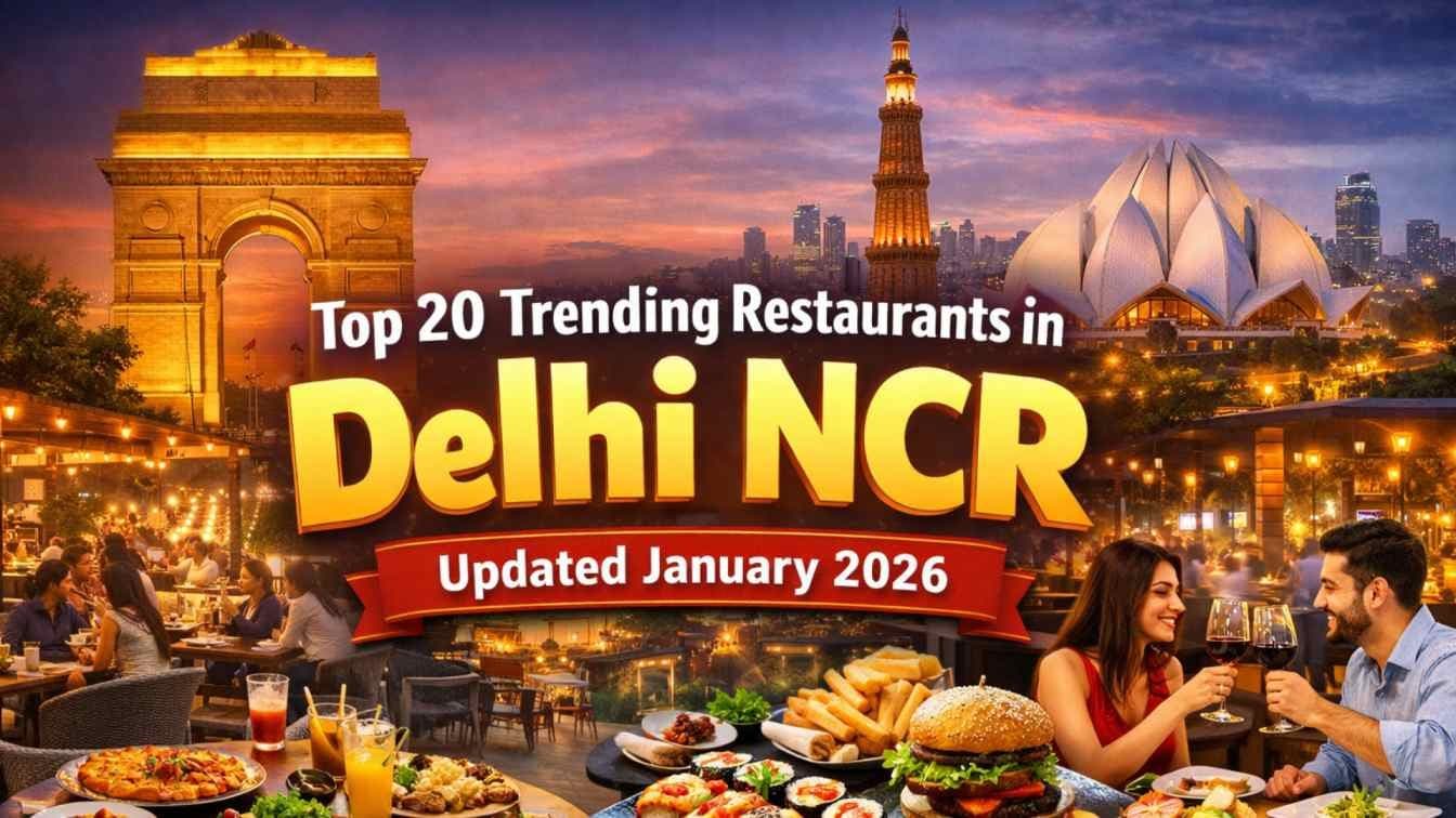 Top 20 Trending Restaurants in Delhi NCR – Updated January 2026