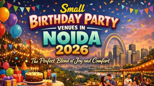 Small Birthday Party Venues in Noida 2026 The Perfect Blend of Joy and Comfort